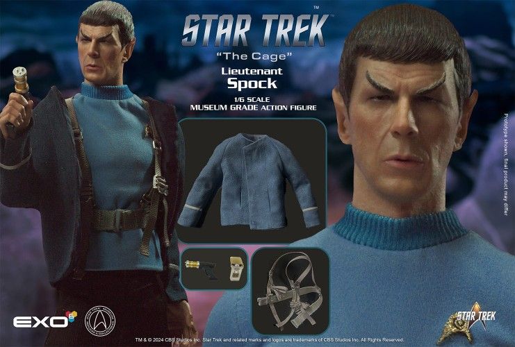 EXO-6 Lieutenant Spock Star Trek "The Cage" Limited Edition 1/6 Figure