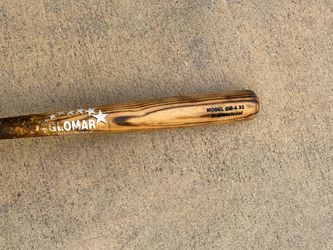 Vintage Glomar Pro Model GM-A 31 Flame-Treated Wood Baseball Bat (31"