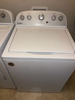 Whirlpool Top Load Washing Machine and dryer
