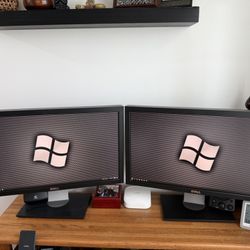 Dual Dell U2711 Ultra Sharp 27" Monitors