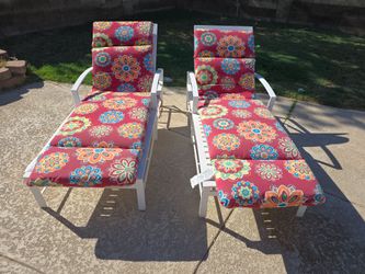Summer Classics Patio Set + Chaise Lounges