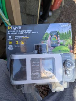 Brand new factory sealed b.hyve XX Bluetooth control 4 outlets facuet timer.