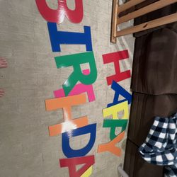 Happy birthday Yard Card Signs