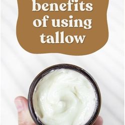 tallow moisturizer - reduce wrinkle, hydration, clear skin