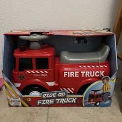 Ride On Fire Truck For Kids