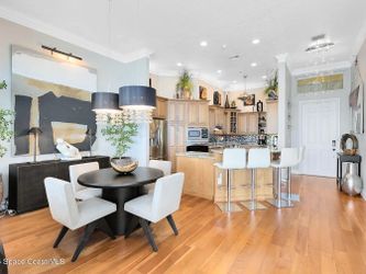 White leather bar chairs