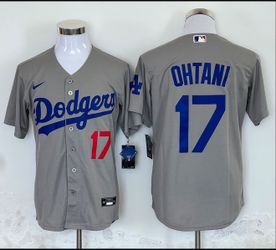 Gray Dodgers Ohtani Jerseys