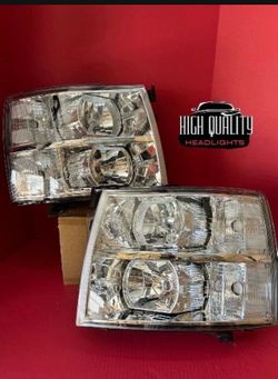 Chevy Silverado 2007. 2013 headlights.