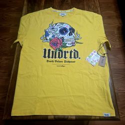 UNDRTD Men's Yellow Skull Tee