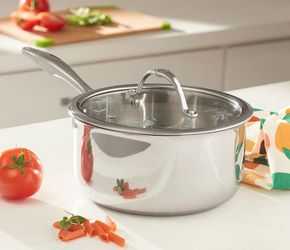 Olla De 3Qt Clásica De Acero Inoxidable