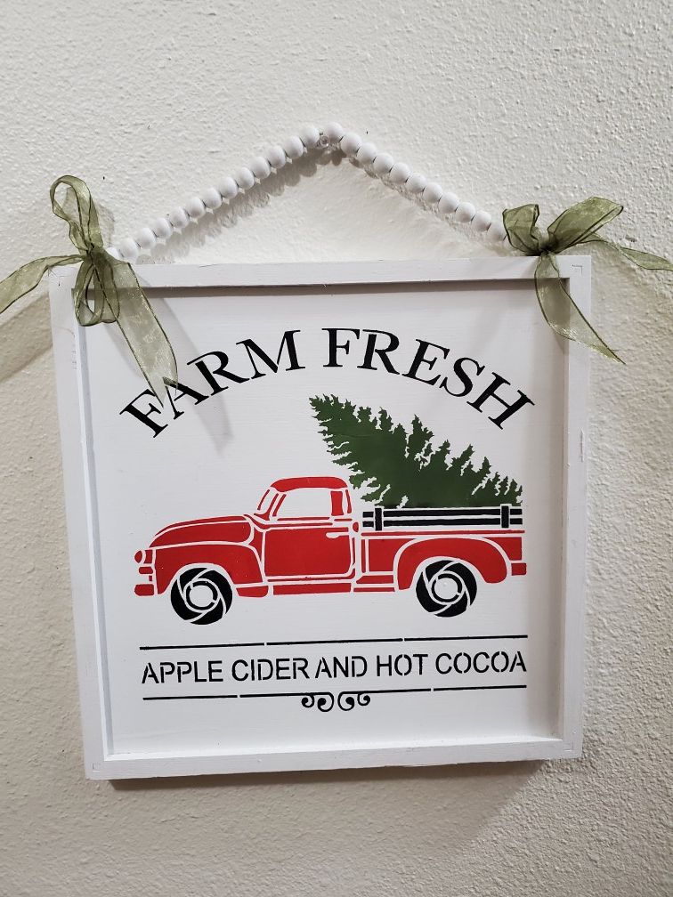 Adorable Farmhouse Christmas Wall Decor!