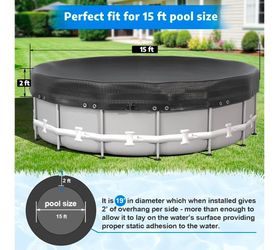 Pool cover 15 ft round