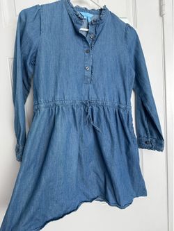 Girls Chambray Denim dress