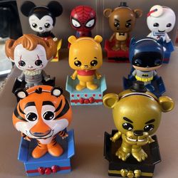 Funko Cartoon & Comic Characters Bobblehead Lot Speech Bubble 9 Pack 2021