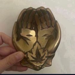 Brass ashtray