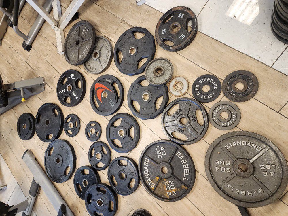 Random Olympic Weight Plates Gym Equipment Exercise 