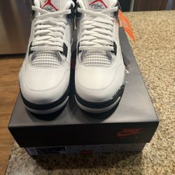Jordan 4 White Cement Size 12 Brand New 