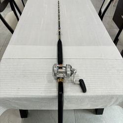 Avet 30 EXW 2 Speed on Chaos 50-100lb Bent But Rod 