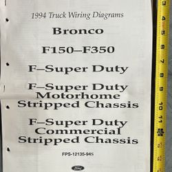 Ford Bronco F150 F250 F350 Super Duty Wiring Diagrams