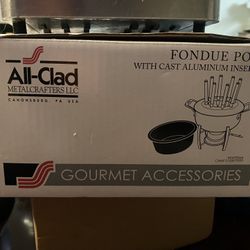 ALL CLAD FONDUE SET BRAND NEW