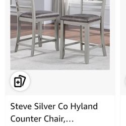 Upholstered Vegan Leather, 24-Inch Seat Height