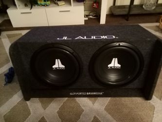 2 12"JL audios in ported box
