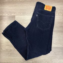 Levi’s Navy Blue Corduroy Jeans 36x34
