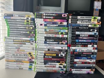 Video games $5 each.  Open to offers. Will ship DM