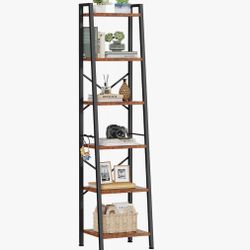6 Tier 12.9 “D * 11.4”W ladder book shelf can help you make th