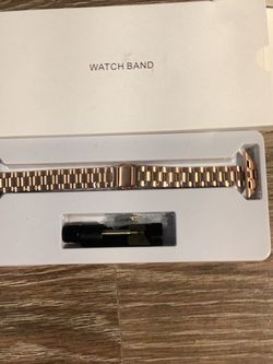 New rose gold watch band
