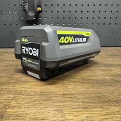 Ryobi 40v 4 ah battery