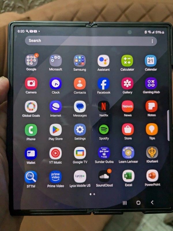 Samsung Galaxy Z Fold 6 Blue 1TB – Excellent Condition