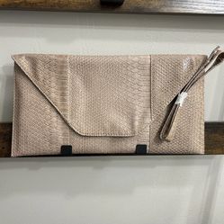 Envelope Taupe Clutch Purse