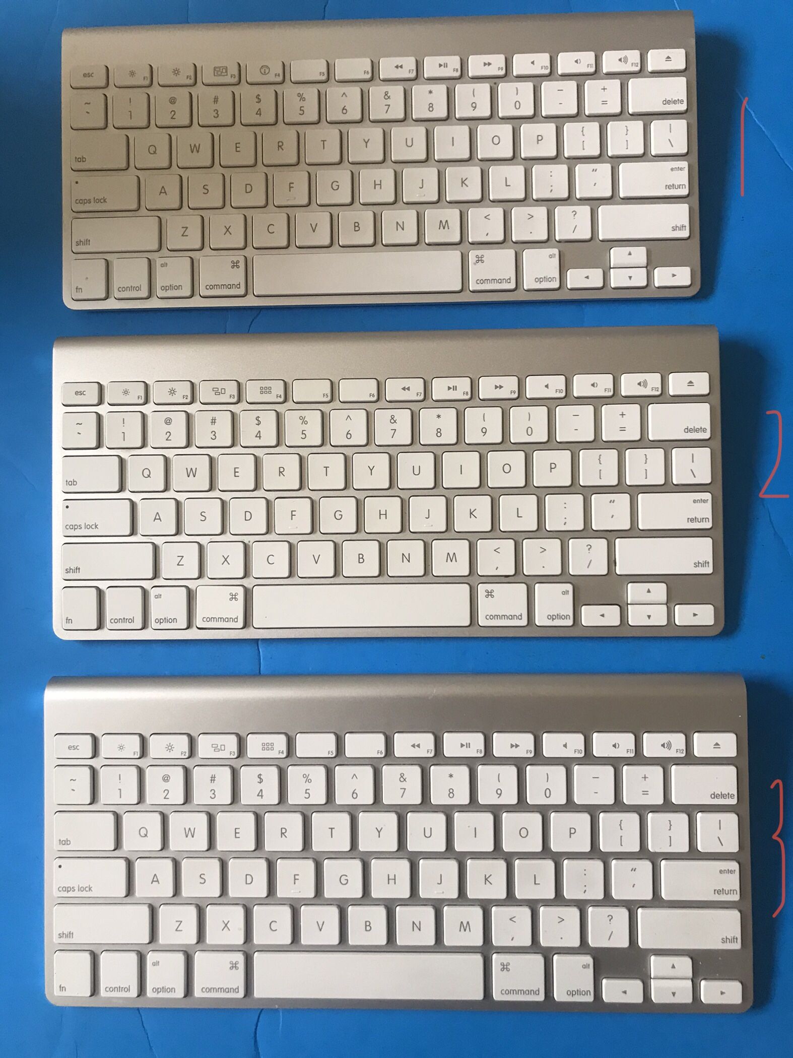 NIce Genuine Apple Magic A1314 Bluetooth Wireless Slim Aluminum Keyboard Silver