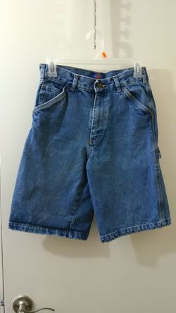 Boys Dickie's Carpenter Blue Jean Shorts Size 14