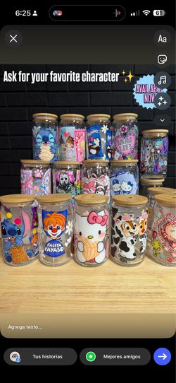 Character Glass Cups • 16 oz