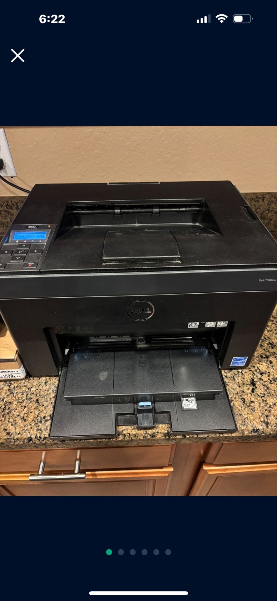 Dell C1760nw Wireless Color Laser Printer