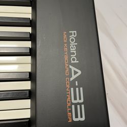 Piano Keyboard Roland A-33 Midi 