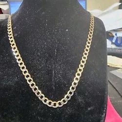 14k Real Solid Yellow Gold 25" inch 8mm Miami Cuban Link Necklace Chain 41 Grams