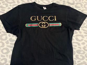 Black unisex GUCCI T-shirt