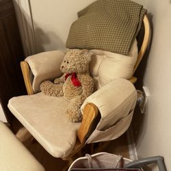 Rocking Chair With Foot Rest 