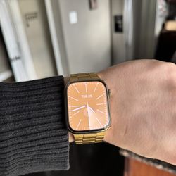 Apple Watch Series 7 Gold Stainless Steel w/ Cellular