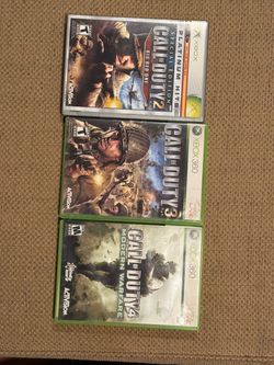 Call of Duty 2-4 Xbox Game Bundle – Lot of 3