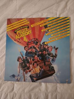 Police Academy 4 Soundtrack Vintage Vinyl NM
