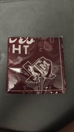 Sealed Texas a&m x coors light maroon bandana