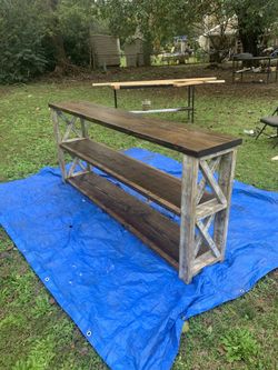 Custom Built Console Table