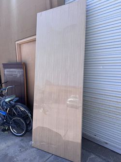 White oak door interior