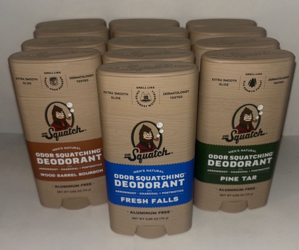 DR SQUATCH DEODORANTS $7 EACH 