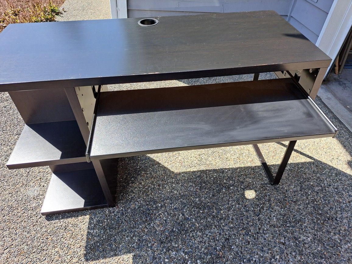 Ikea Computer Desk - Black