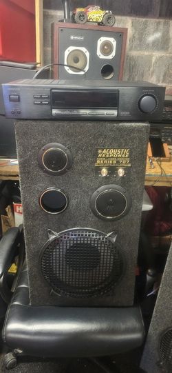 Kenwood A/V Processor SS-992 With A Set Of Acoustic Response Speakers. In New Condition